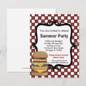 Summer Party Kaart (Voorkant / Achterkant)