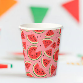 Summer Party Paper Cups - Set of 8 Papieren Bekers