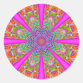 Summer Party Ronde Sticker