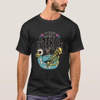 summer party skeleton t-shirt