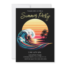 Summer Party - Surfen bij zonsondergang