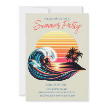 Summer Party - Surfen bij zonsondergang