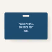 "Summer Party Ticket" aangepaste tekstbadges Badge (Achterkant)