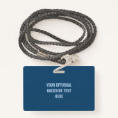 "Summer Party Ticket" aangepaste tekstbadges Badge (Achterkant met draagriem)