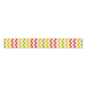 Summer Pastel Chevron Ribbon Grosgrain Lint (Voorkant)
