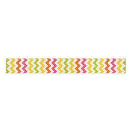 Summer Pastel Chevron Ribbon Grosgrain Lint