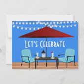 Summer Patio Party Kaart (Voorkant)