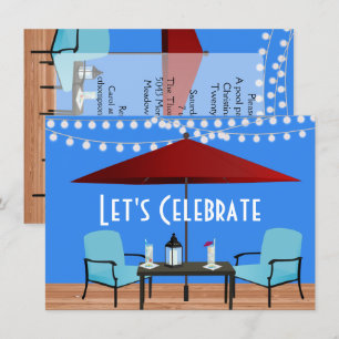 Summer Patio Party Kaart