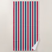 Summer Patriotic Beach Pool Towel Vacking Gift Strandlaken (Voorkant)