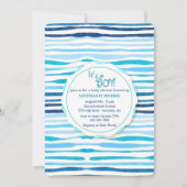 Summer Pattern Baby shower Invitation Kaart (Voorkant)