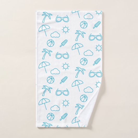 Summer Pattern Bad Handdoek (Handdoek)