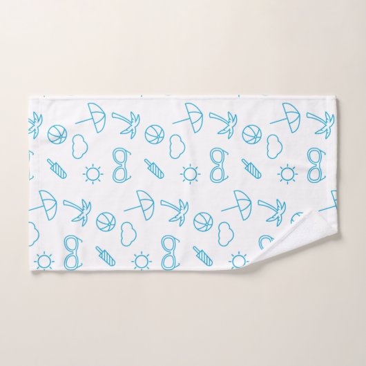 Summer Pattern Bad Handdoek (Handdoek)