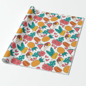Summer Pattern Cadeaupapier (Uitgerold)