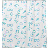 Summer Pattern Douchegordijn (Voorkant)