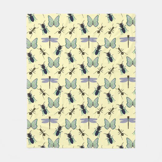 Summer Pattern Fleece Deken (Voorkant)