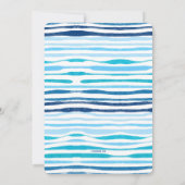 Summer Pattern Invitation Kaart (Achterkant)