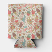 Summer Pattern met Ice Cream Blikjeskoeler (Voorkant)