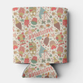 Summer Pattern met Ice Cream Blikjeskoeler (Achterkant)