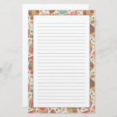 Summer Pattern met Ice Cream Briefpapier (Voorkant / Achterkant)