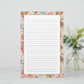 Summer Pattern met Ice Cream Briefpapier (Staand voorkant)