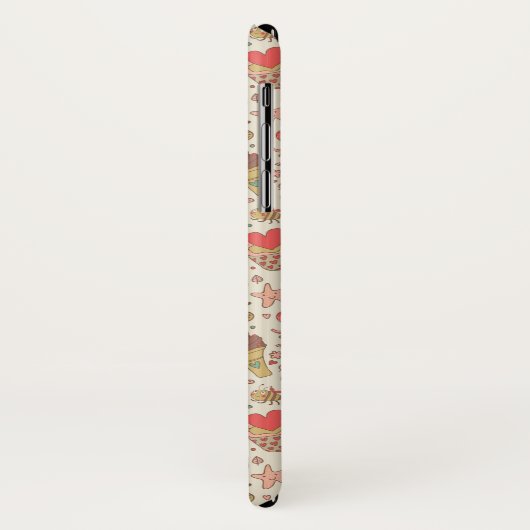 Summer Pattern met Ice Cream Case-Mate iPhone Case (Achterkant/links)