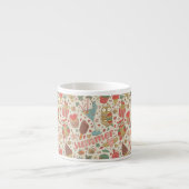 Summer Pattern met Ice Cream Espresso Kop (Voorkant)