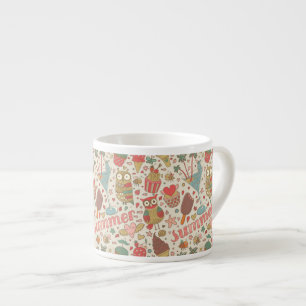 Summer Pattern met Ice Cream Espresso Kop
