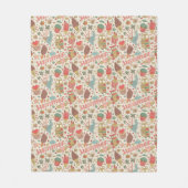 Summer Pattern met Ice Cream Fleece Deken (Voorkant)