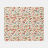 Summer Pattern met Ice Cream Fleece Deken (Voorkant (Horizontaal))