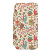 Summer Pattern met Ice Cream Incipio iPhone Portemonnee Hoesje (Voorkant Agenda)