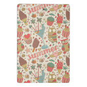 Summer Pattern met Ice Cream Mini Klembord (Achterkant)