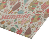 Summer Pattern met Ice Cream Snijplank (Hoek)