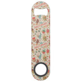 Summer Pattern met Ice Cream Speed Flessenopener (Voorkant)