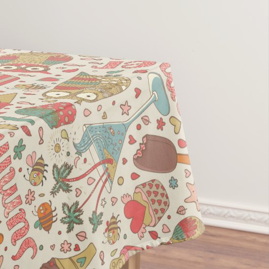 Summer Pattern met Ice Cream Tafelkleed (Voorbeeld)
