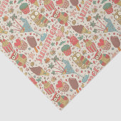 Summer Pattern met Ice Cream Tissuepapier (Detail)