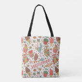 Summer Pattern met Ice Cream Tote Bag (Achterkant)