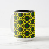 Summer Pattern Tweekleurige Koffiemok (Voorkant links)