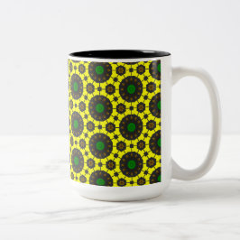 Summer Pattern Tweekleurige Koffiemok