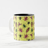 Summer Pattern Tweekleurige Koffiemok (Voorkant links)