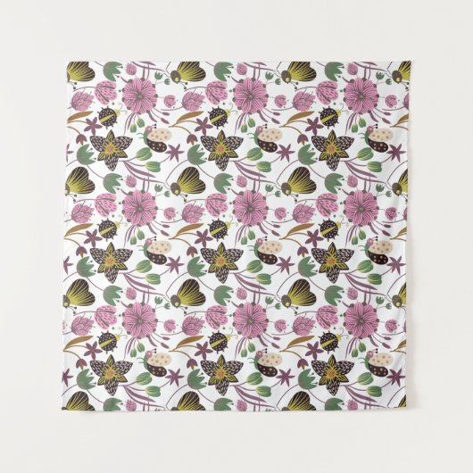Summer Pattern Wandkleed (Voorkant (horizontaal))