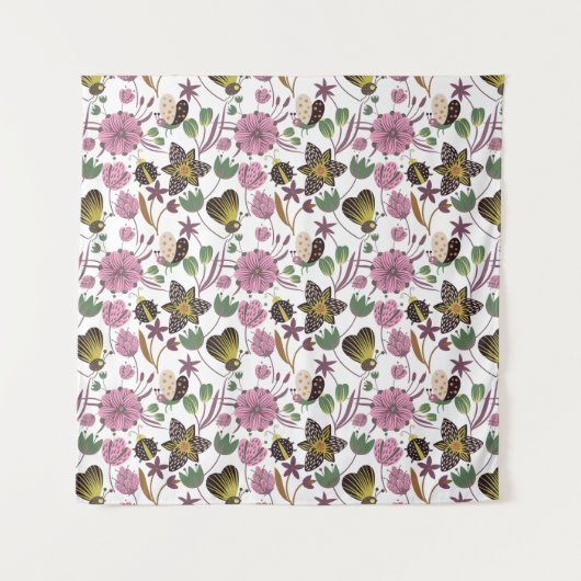 Summer Pattern Wandkleed (Voorkant)