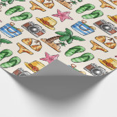 Summer Pattern Wrapping Paper Cadeaupapier (Hoek)