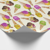 Summer Pattern Wrapping Paper Cadeaupapier (Hoek)