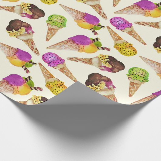 Summer Pattern Wrapping Paper Cadeaupapier (Hoek)