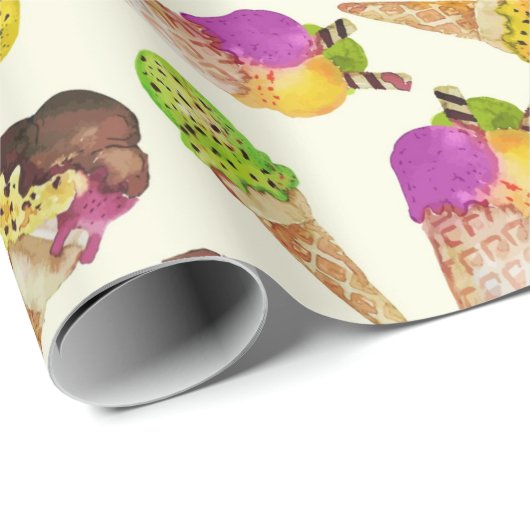 Summer Pattern Wrapping Paper Cadeaupapier (Rol Hoek)