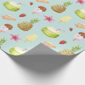 Summer Pattern Wrapping Paper Cadeaupapier (Hoek)