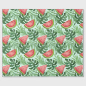 Summer Pattern Wrapping Paper Cadeaupapier (Vlak)