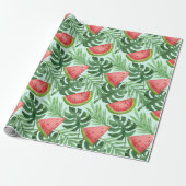 Summer Pattern Wrapping Paper Cadeaupapier (Uitgerold)