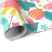 Summer Pattern Wrapping Paper Cadeaupapier (Rol Hoek)
