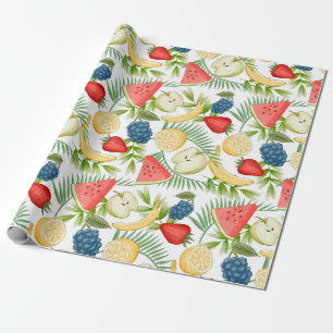 Summer Pattern Wrapping Paper Cadeaupapier